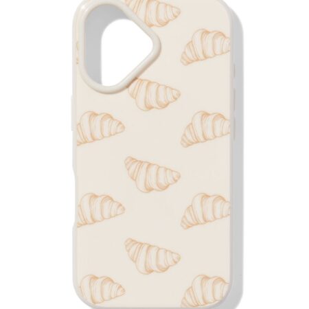 HEMA Telefoonhoesje voor iPhone 16 croissant (gebroken wit) | HEMA