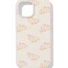 Telefoonhoesje voor iPhone croissant (gebroken wit)