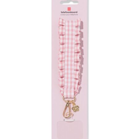 HEMA Telefoonkoord 25cm ruffles (multicolor) | HEMA