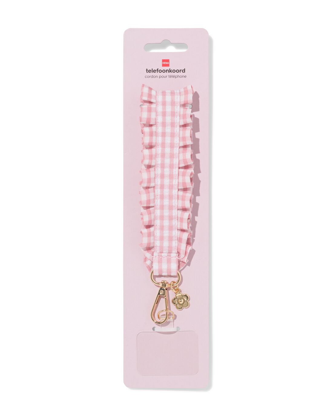 HEMA Telefoonkoord 25cm ruffles (multicolor) | HEMA