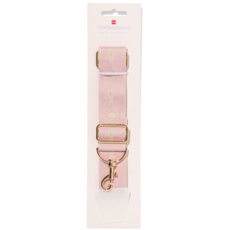 HEMA Telefoonkoord breed 120cm roze | HEMA