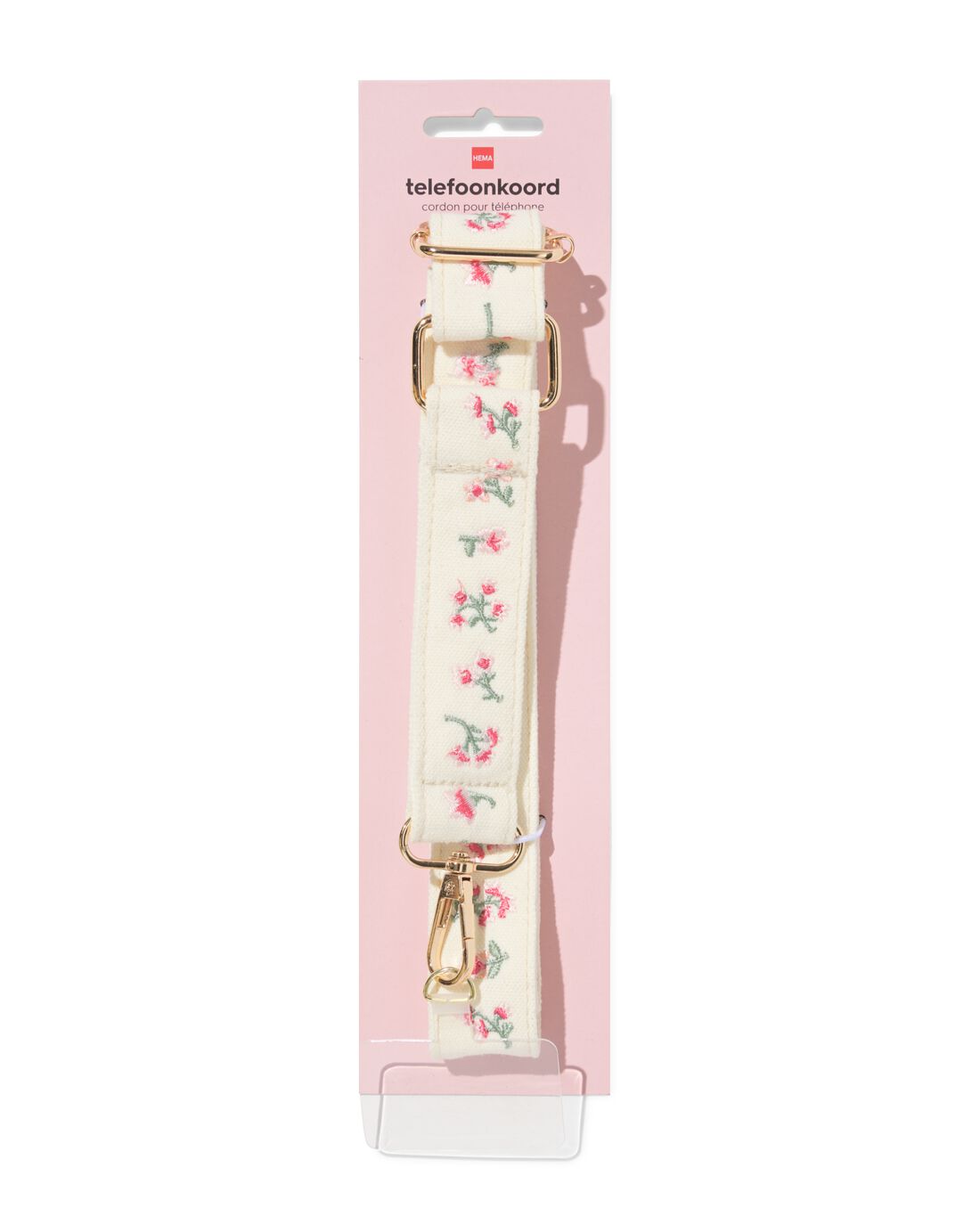 HEMA Telefoonkoord breed 68cm bloemen (multicolor) | HEMA
