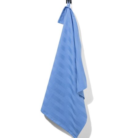 HEMA Theedoek 65x65 katoen blauw (felblauw) | HEMA