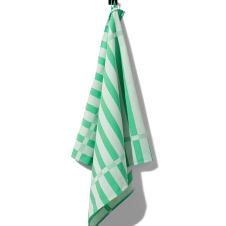 HEMA Theedoek 65x65 katoen groen (felgroen) | HEMA