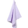 HEMA Theedoek 65x65 katoen lila met stippen (lila) | HEMA