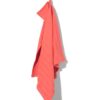 HEMA Theedoek 65x65 katoen met strepen (koraal) | HEMA