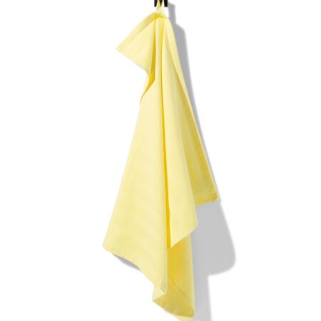 HEMA Theedoek 65x65cm katoen geel (geel) | HEMA