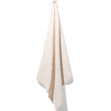 HEMA Theedoek 65x65cm katoen pasta (zand) | HEMA