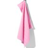 Theedoek 65x65cm katoen roze