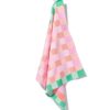HEMA Theedoek 65x65cm katoen ruiten roze (multi) | HEMA