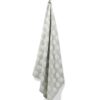 HEMA Theedoek 65x65cm katoen schelpen (groen) | HEMA