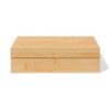 Theedoos 31.5x18.5x9cm bamboe 8 vakken bruin (hout)