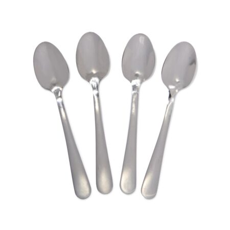 HEMA Theelepels 15cm Sydney - 4 stuks (zilver) | HEMA