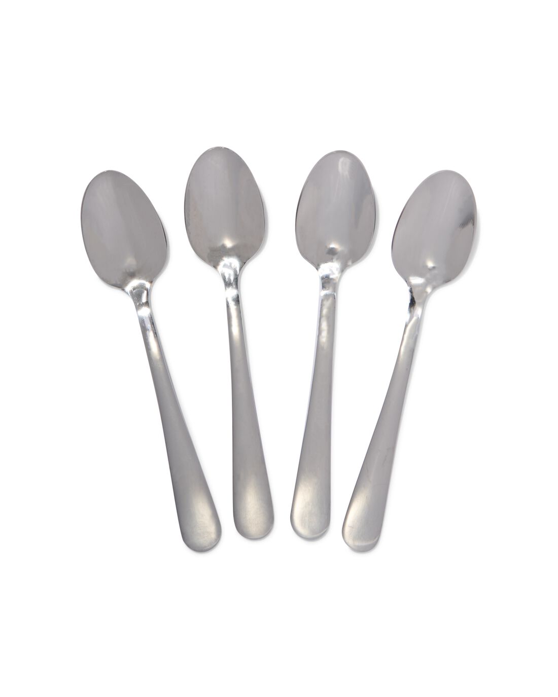 HEMA Theelepels 15cm Sydney - 4 stuks (zilver) | HEMA