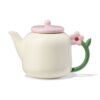 HEMA Theepot 600ml keramiek bloem oor | HEMA