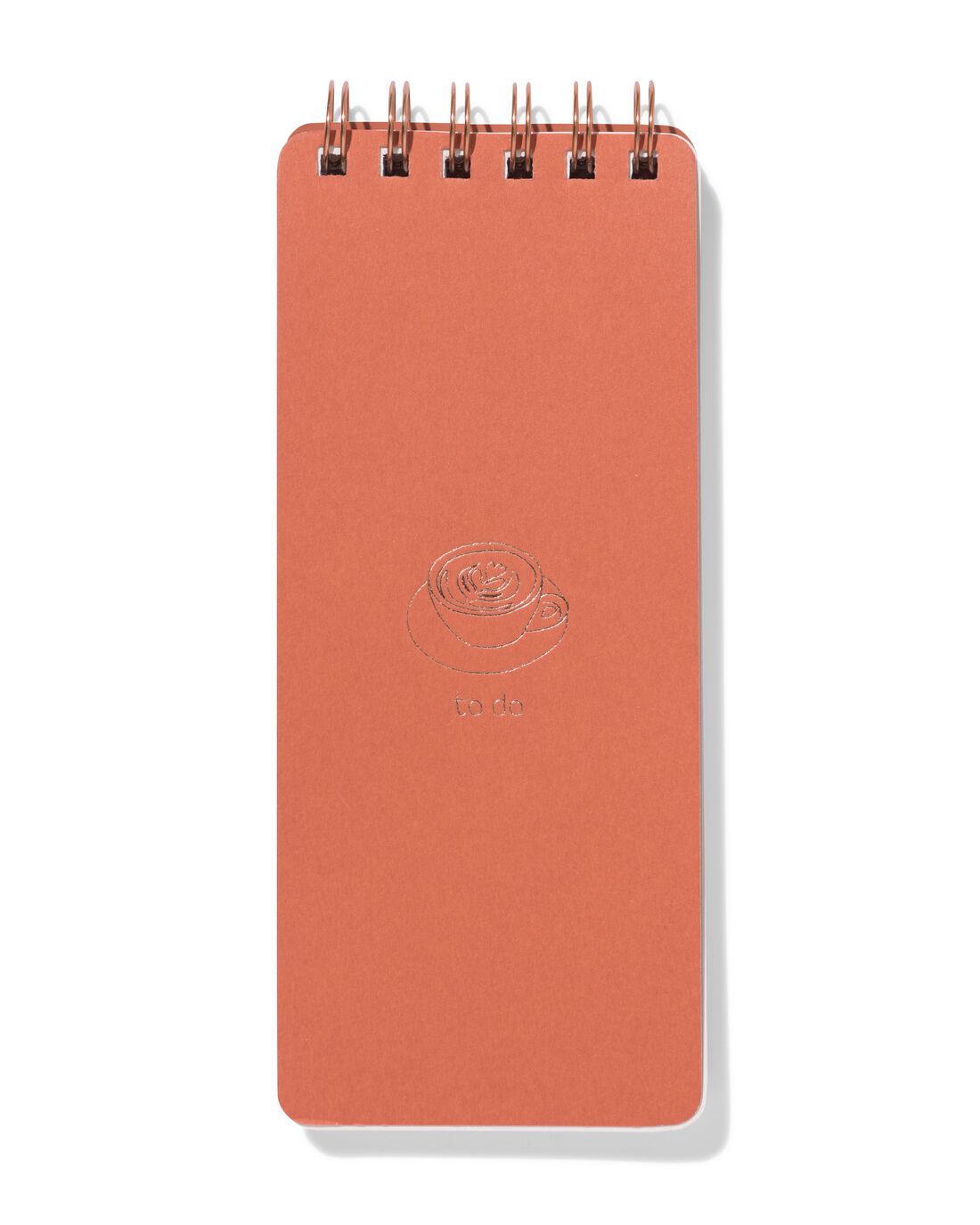 HEMA To do lijst 8.5x20cm gelinieerd oranje (oranje) | HEMA