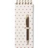 HEMA To do lijst met pen gelinieerd hartjes (gebroken wit) | HEMA