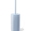 HEMA Toiletborstel en houder ⌀10.5x19cm keramiek blauw (blauw) | HEMA
