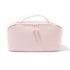 HEMA Toilettas met diagonale rits 24x12x12cm roze | HEMA