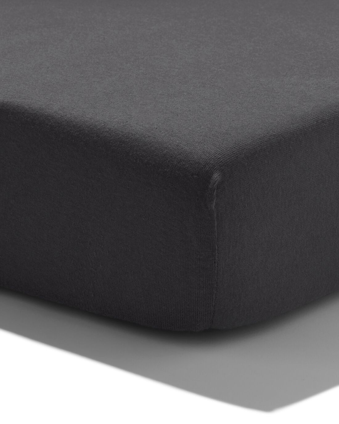HEMA Topper hoeslaken 140x200cm jersey donkergrijs (donkergrijs) | HEMA