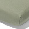 HEMA Topper hoeslaken 90x200cm zacht katoen groen (groen) | HEMA