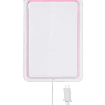HEMA Transparant led whiteboard met neon rand 48.5x33.8x1.3cm (semi transparant) | HEMA