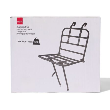 HEMA Transportrek 30x31 15kg mat zwart (zwart) | HEMA