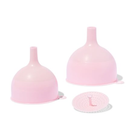 HEMA Trechters 2 stuks roze | HEMA