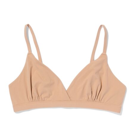 HEMA Triangel bralette micro beige (beige) | HEMA