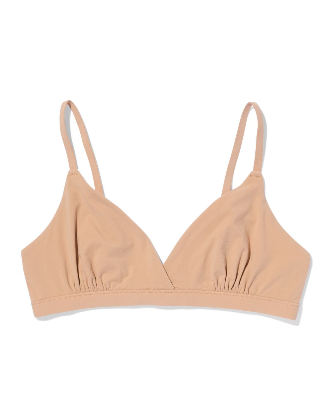 HEMA Triangel bralette micro beige (beige) | HEMA