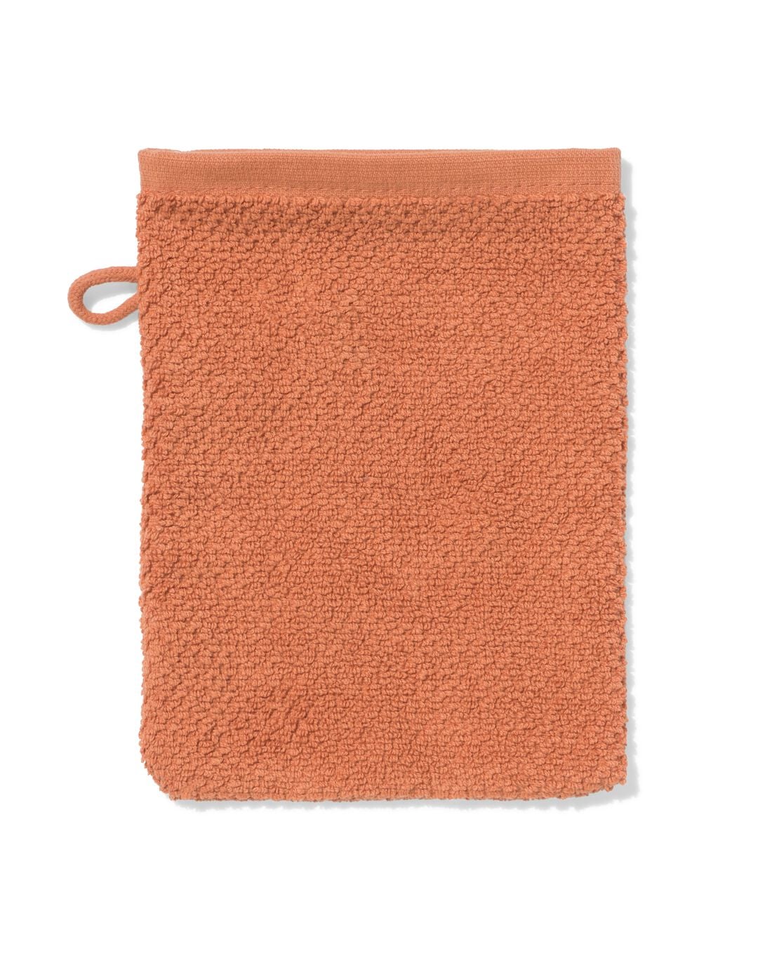 HEMA Tweedekans washand 16x21cm recycled katoen terra (terra) | HEMA