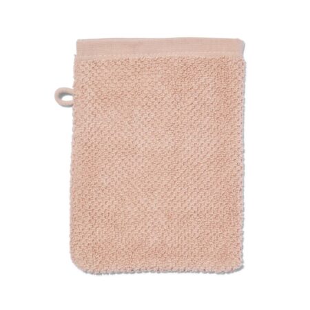 HEMA Tweedekans washand recycled katoen 16x21 oudroze (lichtroze) | HEMA