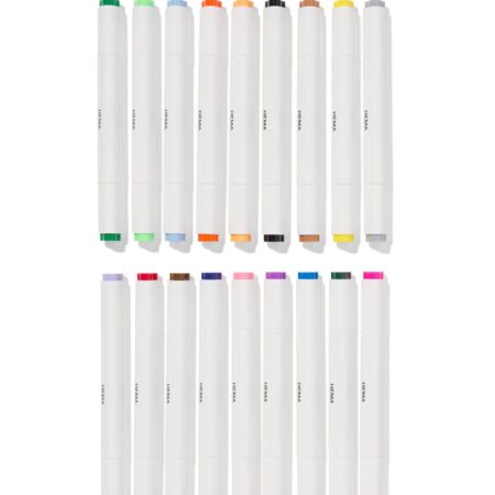 HEMA Twinmarkers waterbasis - 18 stuks | HEMA