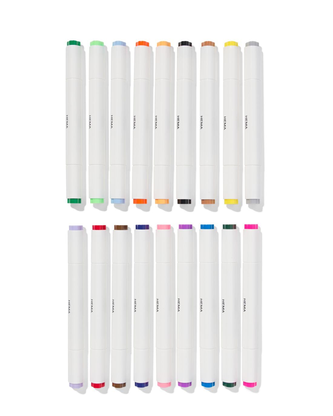 HEMA Twinmarkers waterbasis - 18 stuks | HEMA