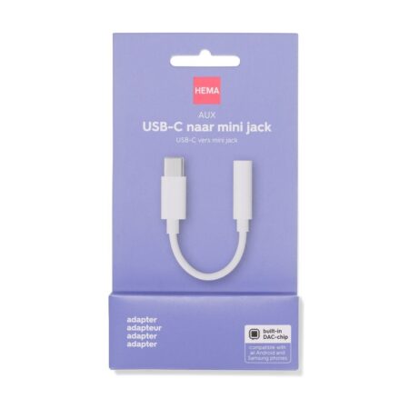 HEMA USB-C naar 3.5mm jack adapter | HEMA