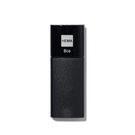 HEMA USB stick 2.0 8GB zwart | HEMA