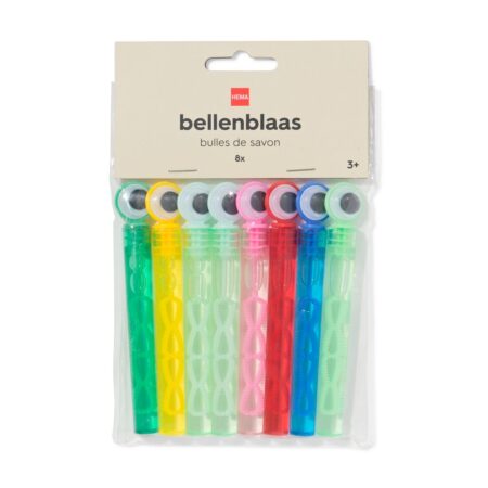 HEMA Uitdeel bellenblaas monster 288ml - 8 stuks | HEMA