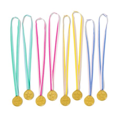 HEMA Uitdeel medailles 3.5cm ster - 8 stuks (multicolor) | HEMA