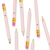 HEMA Uitdeel potlooden prinses - 8 stuks (roze) | HEMA