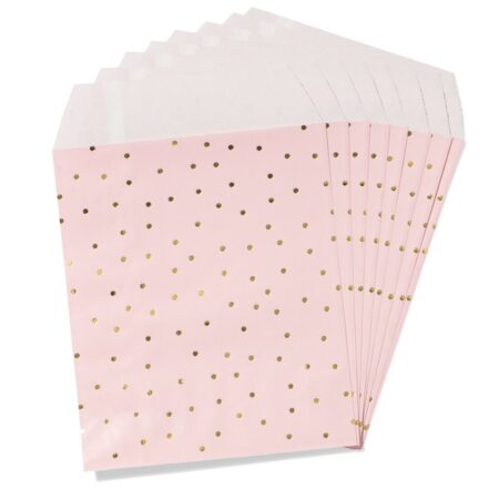 HEMA Uitdeelzakjes 18x15.5cm papier prinses - 8 stuks (roze) | HEMA