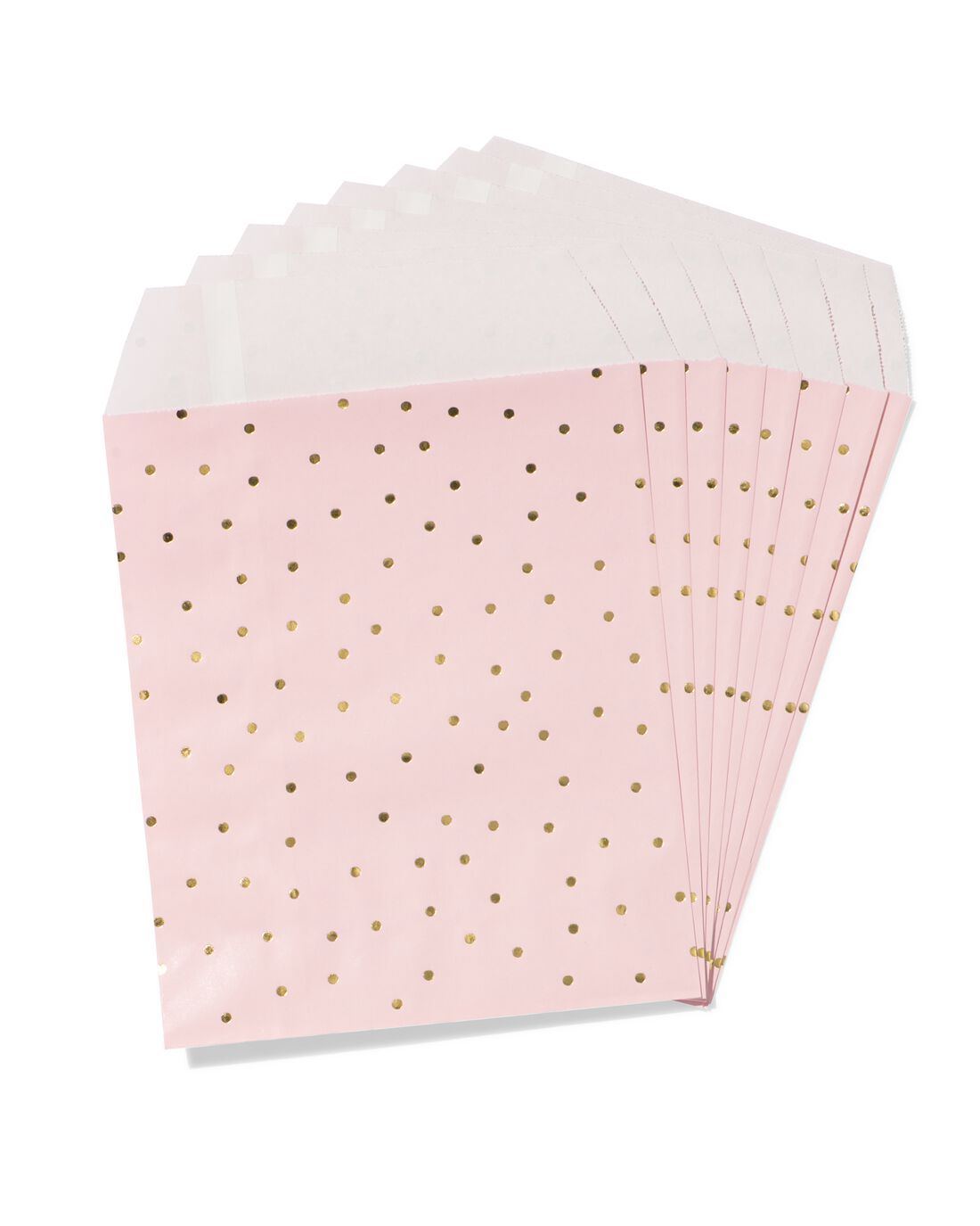 HEMA Uitdeelzakjes 18x15.5cm papier prinses - 8 stuks (roze) | HEMA
