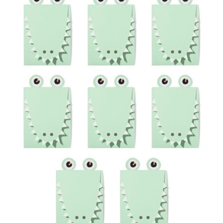 HEMA Uitnodigingskaarten monsters - 8 stuks | HEMA