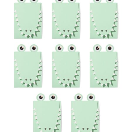 HEMA Uitnodigingskaarten monsters - 8 stuks | HEMA