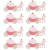 HEMA Uitnodigingskaarten prinses - 8 stuks (roze) | HEMA
