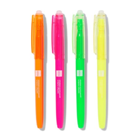 HEMA Uitwisbare markeerstiften - 4 stuks (multicolor) | HEMA