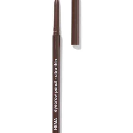 HEMA Ultra dunne wenkbrauwpotlood donkerbruin (donkerbruin) | HEMA