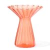 HEMA Vaas voor geurstokjes ⌀10x12cm glas met kraag oranje (oranje) | HEMA