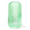 Vaas voor geurstokjes ⌀5.5x11cm glas ribbel groen