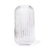 HEMA Vaas voor geurstokjes ⌀5.5x11cm glas ribbel transparant (transparant) | HEMA