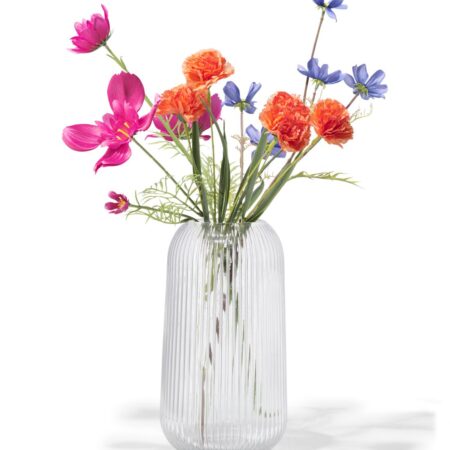 HEMA Vaas ⌀6.9x27cm glas transparant (transparant) | HEMA
